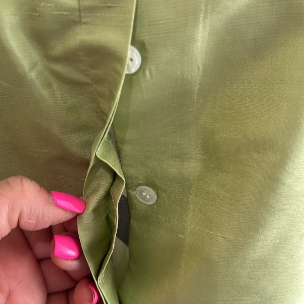 SILK SLEEVELESS TOP - Picture 3 of 4